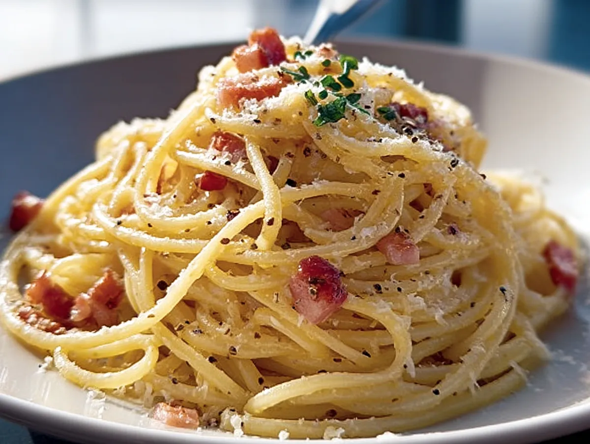 Äkta Italiensk Carbonara