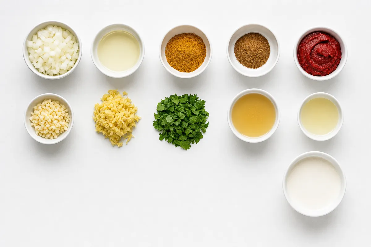 Ingredienser till Den Bästa Currysåsen
