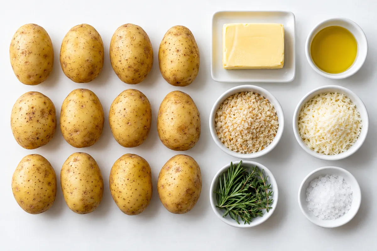 Ingredienser till Hasselbackspotatis