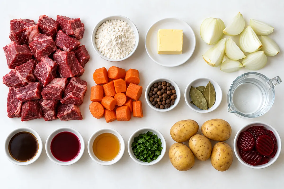 Ingredienser till Kalops
