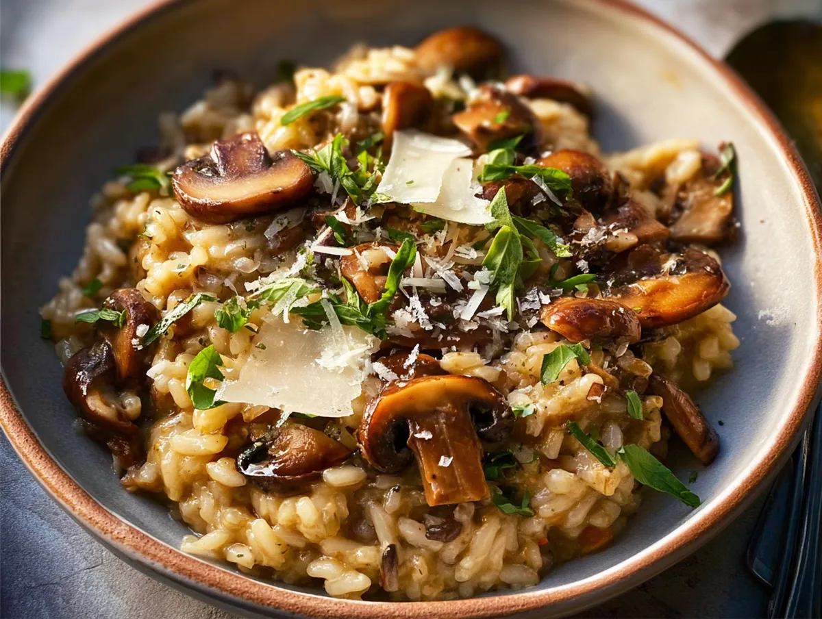 Krämig Svamprisotto