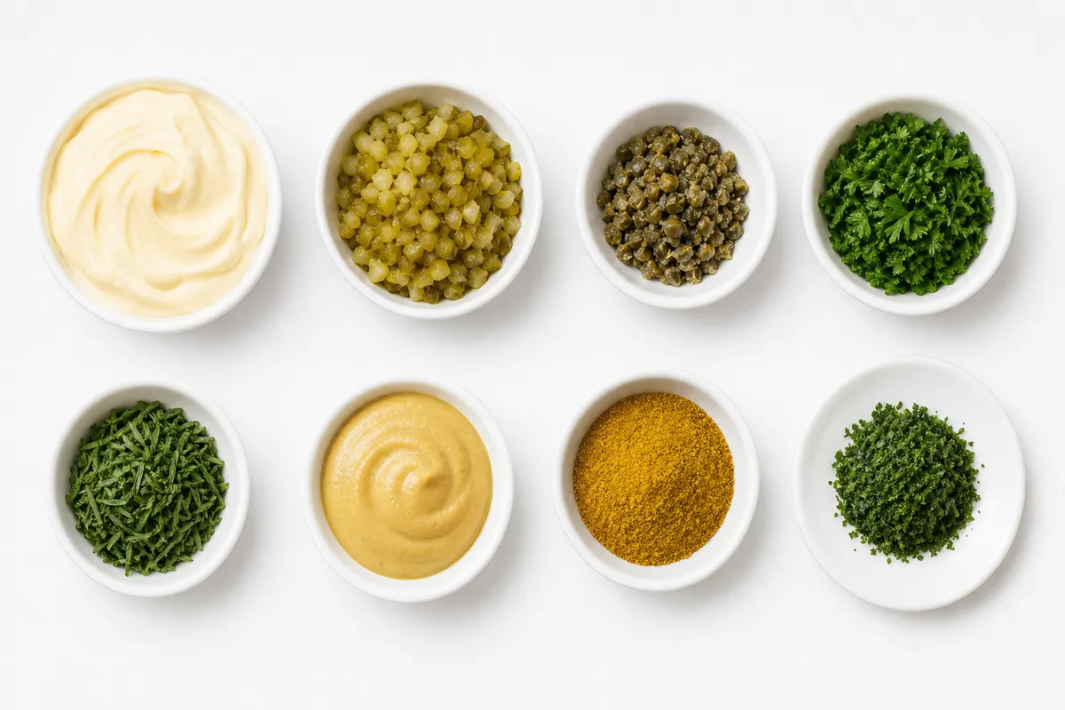 Ingredienser till Världens Bästa Remouladsås
