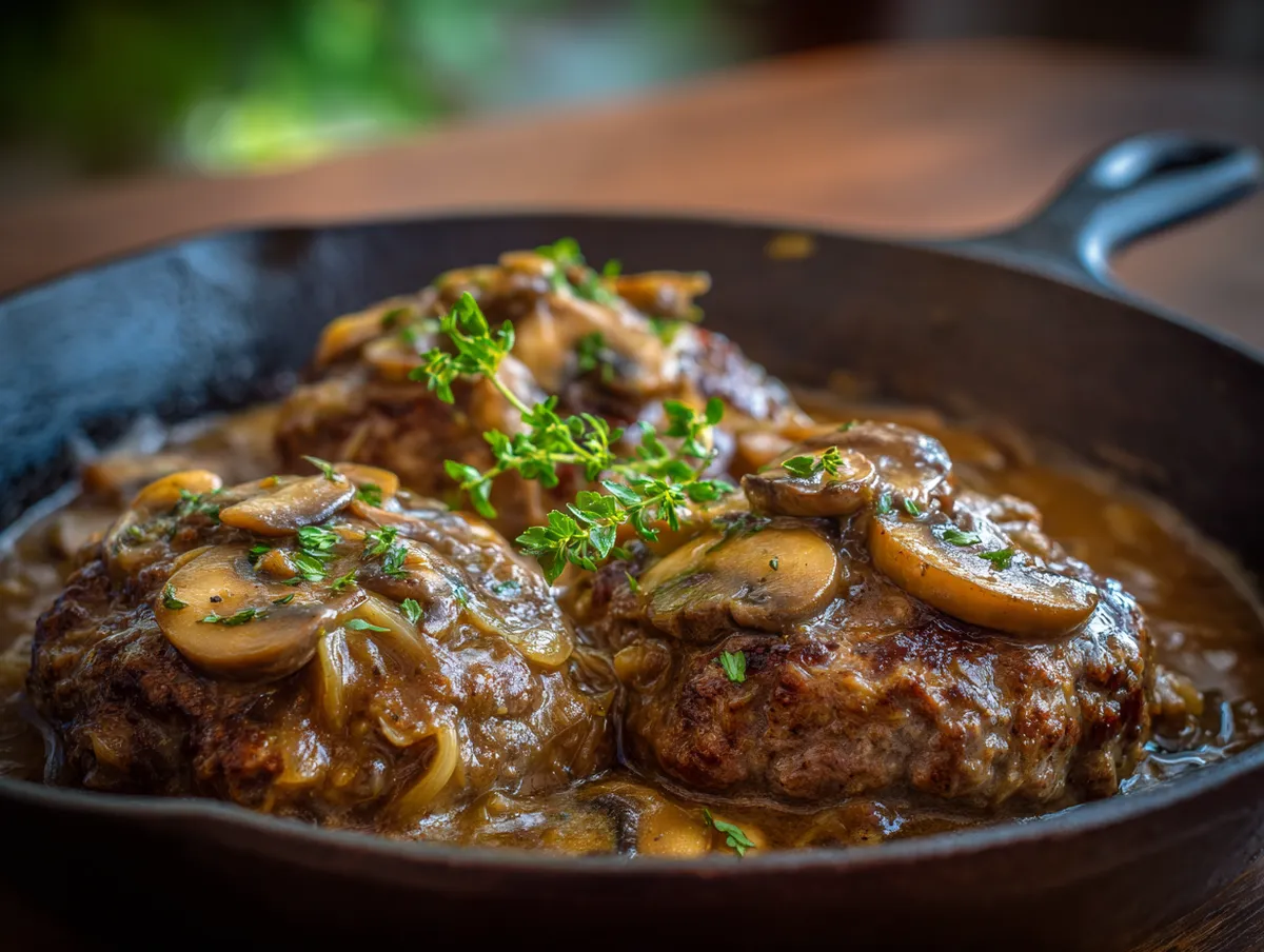 Salisbury Steak med Svampsås