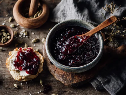 Slånbärsmarmelad med kardemumma