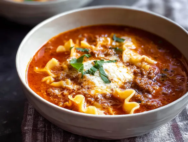 Krämig Lasagnesoppa