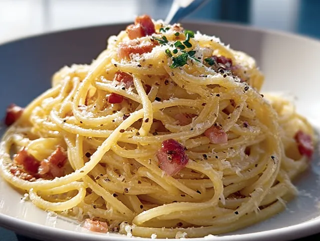 Äkta Italiensk Carbonara