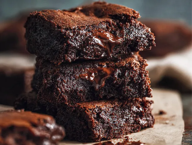 Chokladbrownies - sega och kladdiga