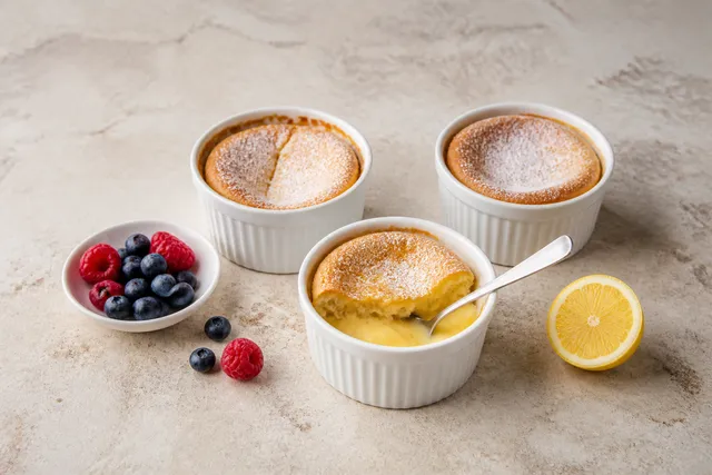 Citronpuddingkakor