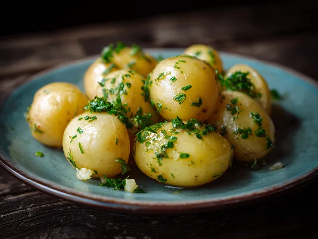 Enkla Kokta Potatisar med Smör