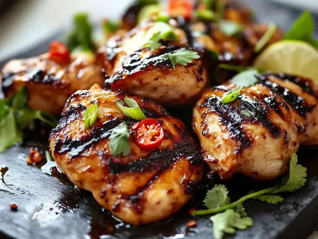 Gai Yang - Grillad Thailändsk Kyckling med Citrongräs