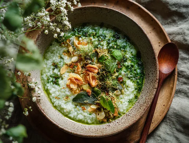 Grön Risgröt i Instant Pot