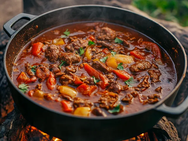 Gulasch i ungersk stil