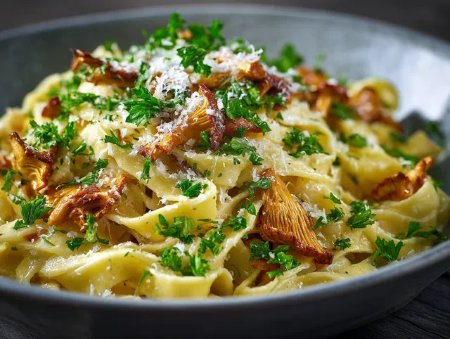 Kantarellpasta