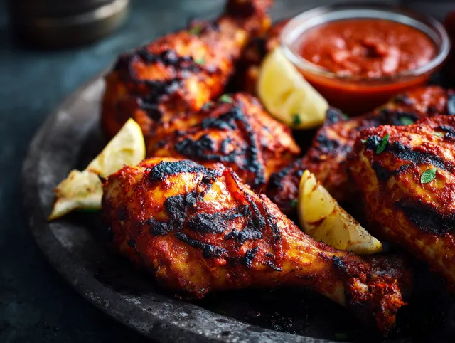 Piri-piri-kycklingklubbor