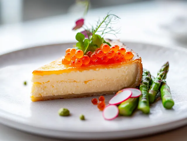 Västerbottenpaj med primörer och löjrom