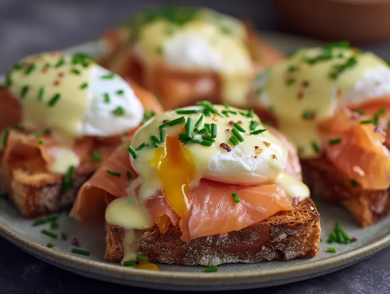 Ägg benedict med lax