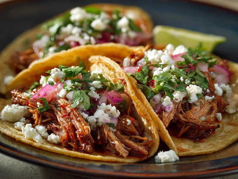 Carnitas Tacos med Salsa Verde – Mexikansk Pulled Pork i Ugn