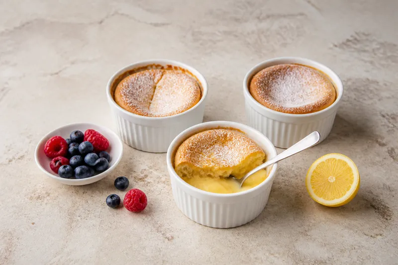 Citronpuddingkakor
