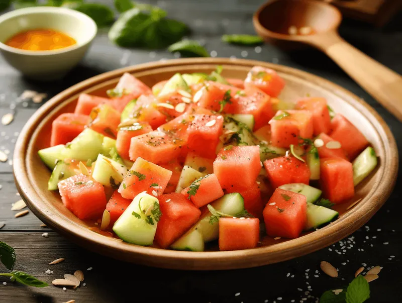 Fräch Melonsallad