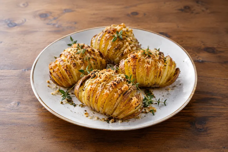 Hasselbackspotatis