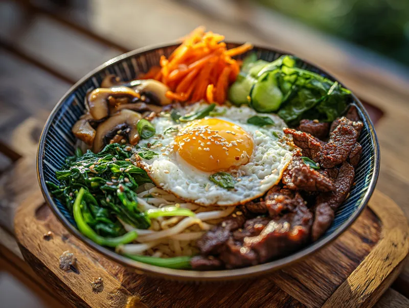 Koreansk Bibimbap