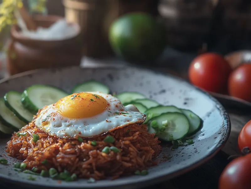 Nasi Goreng - Indonesiskt Stekt Ris