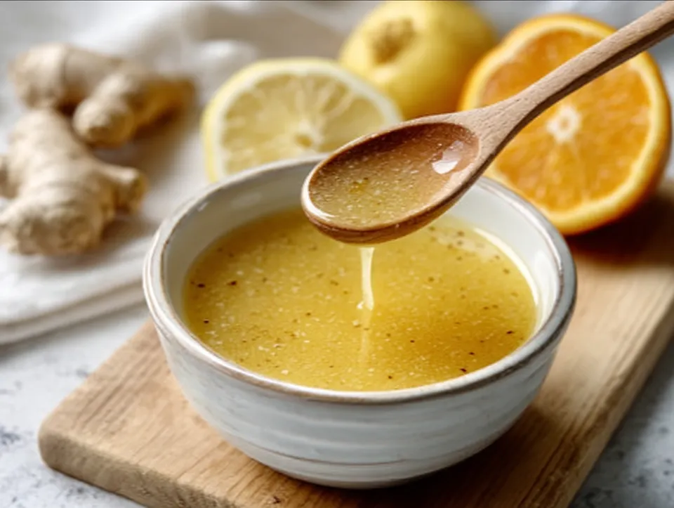 Citrus- och Ingefärsvinägrett