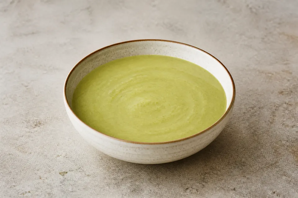 Krämig Spenat- och Broccolisoppa med Keso