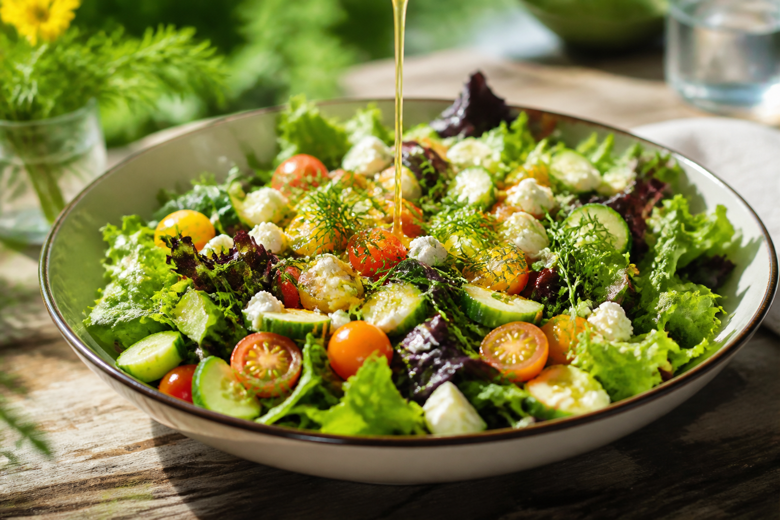 Konsten att bygga en sommarsallad