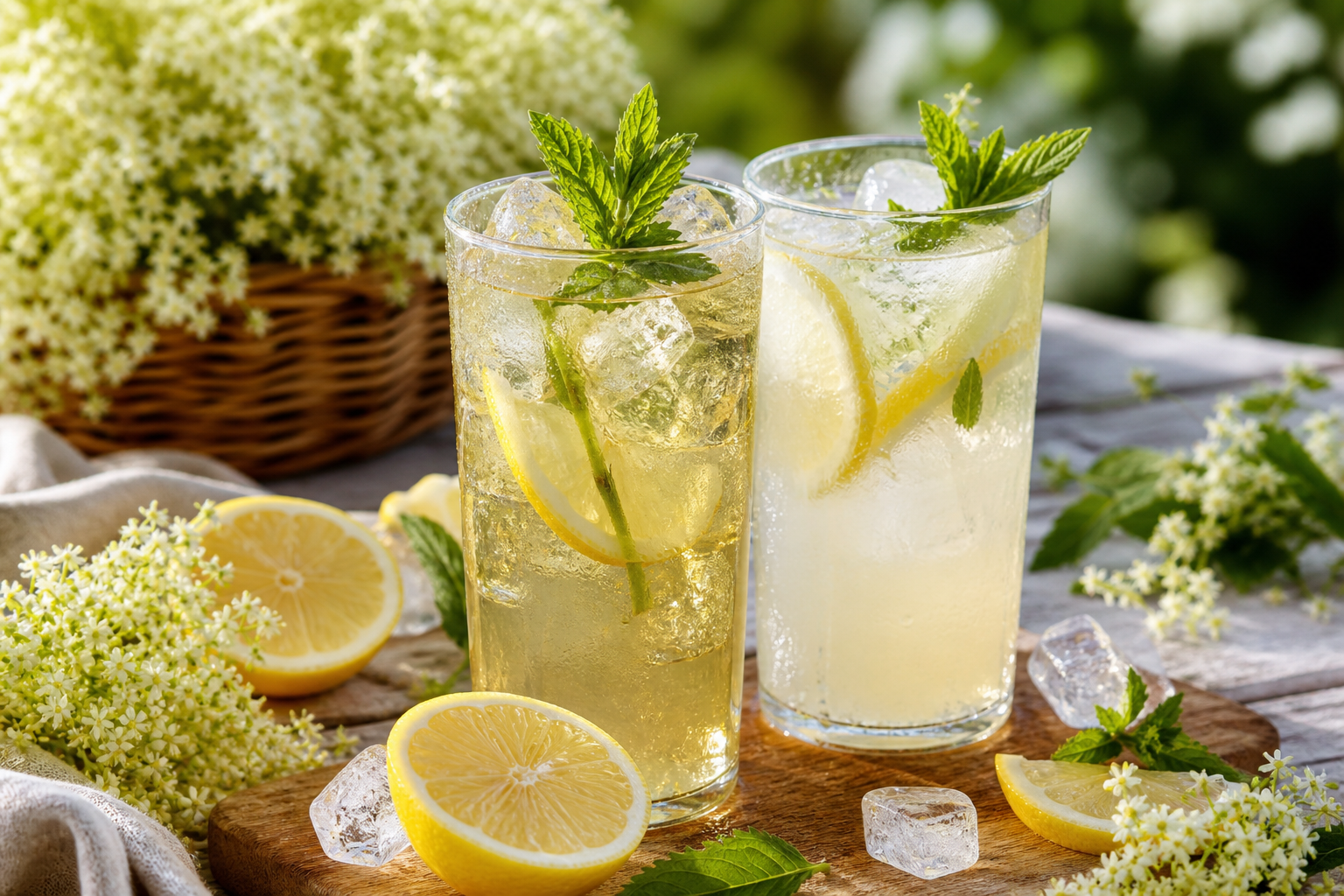 Sommardrinkar och svalkande alkoholfritt