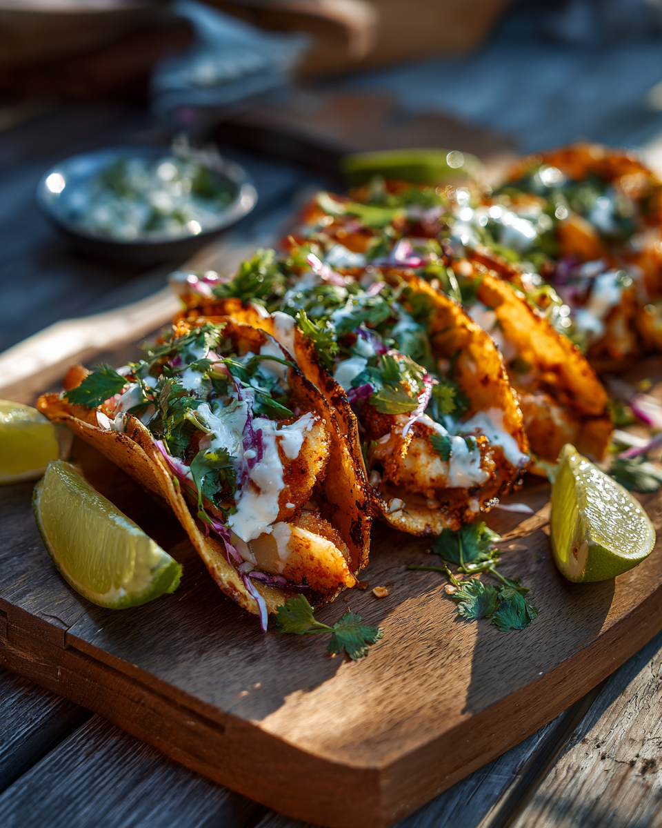 Tacos med olika fyllningar och toppings