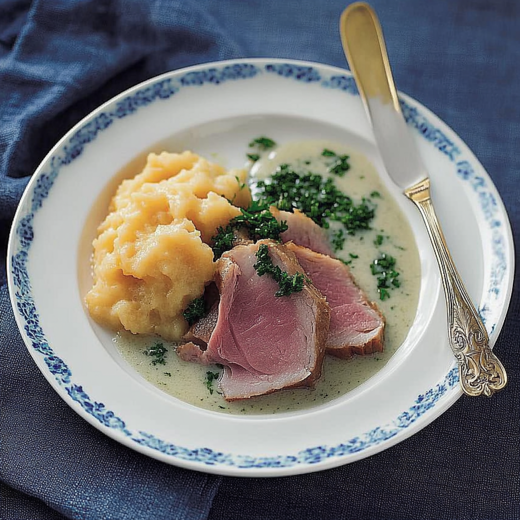Fläsklägg med Rotmos